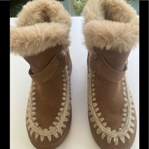 Aqua College suede waterproof winter boots